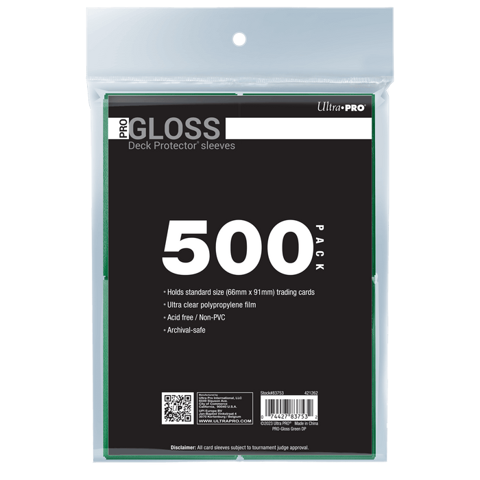 PRO-Gloss Standard DECK PROTECTOR® Sleeves Bundle (500ct) - for just $39.99! 