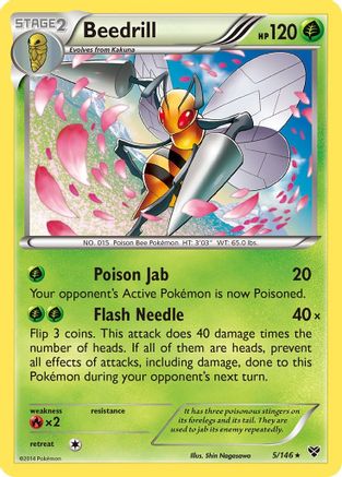 Beedrill 005/146 - XY Base Set - for just $0.27! 