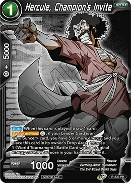 Hercule, Champion's Invite (P-332) [Tournament Promotion Cards] - for just $0.15! 