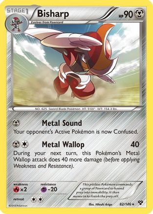 Bisharp 082/146 - XY Base Set Reverse Holofoil - for just $0.14! 