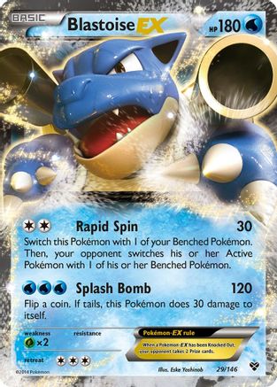 Blastoise EX 029/146 - XY Base Set Holofoil - for just $2.14! 