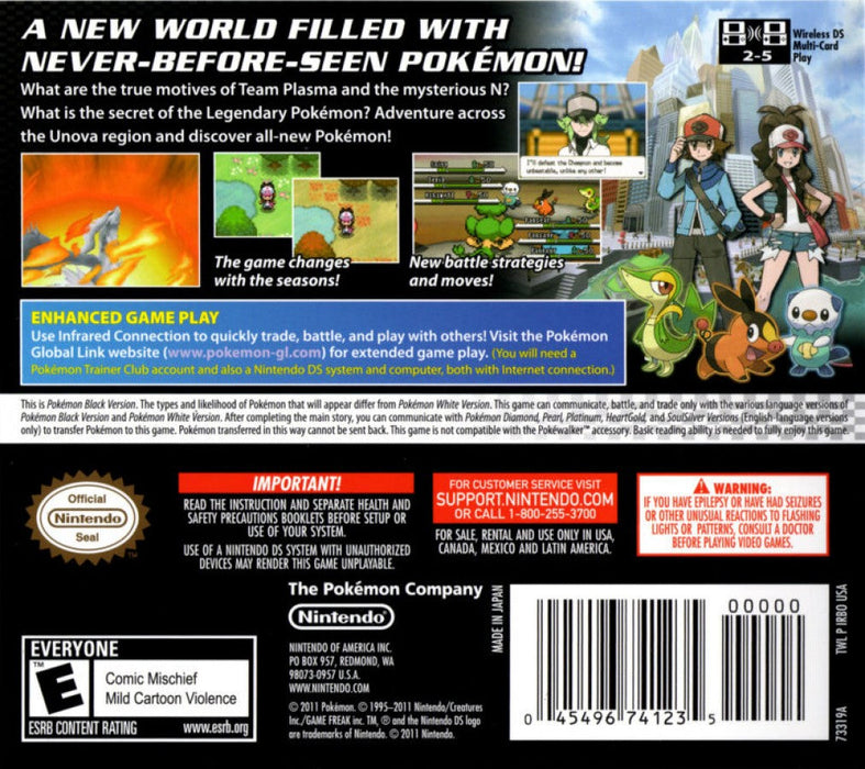 Pokemon: Black Version – Nintendo DS (DS) - for just $105.99! 
