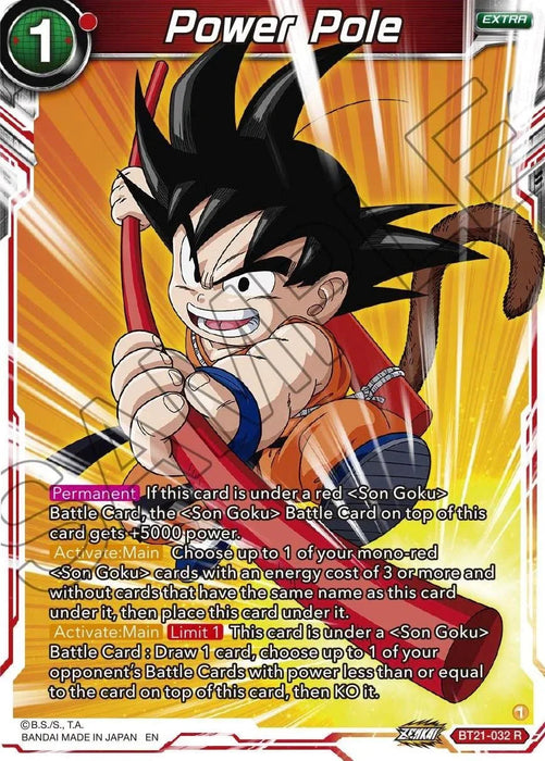 Power Pole (BT21-032) [Wild Resurgence] - for just $0.10! 