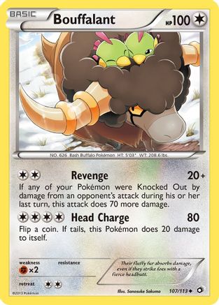 Bouffalant 107/113 - Legendary Treasures - for just $0.51! 