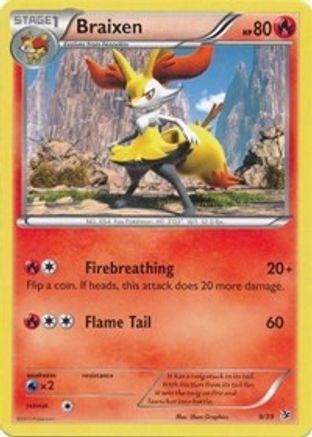 Braixen 009/39 - Kalos Starter Set - for just $0.24! 