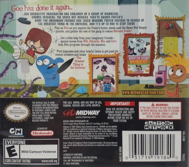 Foster's Home For Imaginary Friends: Imagination Invaders – Nintendo DS (DS) - for just $0! 