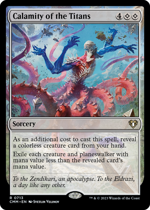 Calamity of the Titans (CMM-713) - Commander Masters - for just $1.16! 