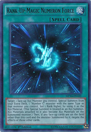Rank-Up-Magic Numeron Force [MP14-EN101] Ultra Rare - for just $0.50! 