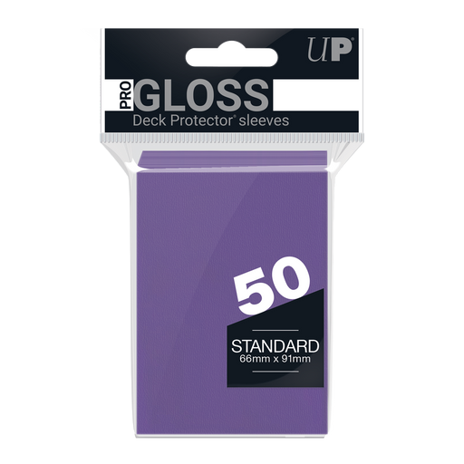 Ultra PRO: Standard 50ct Sleeves - PRO-Gloss (Purple) - Just $0! Shop now at Retro Gaming of Denver