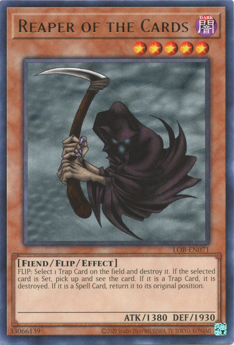 Reaper of the Cards (25th Anniversary) [LOB-EN071] Rare - for just $0.15! 