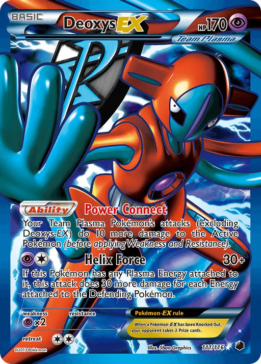 Deoxys EX (111/116) [Black & White: Plasma Freeze] - for just $268.30! 