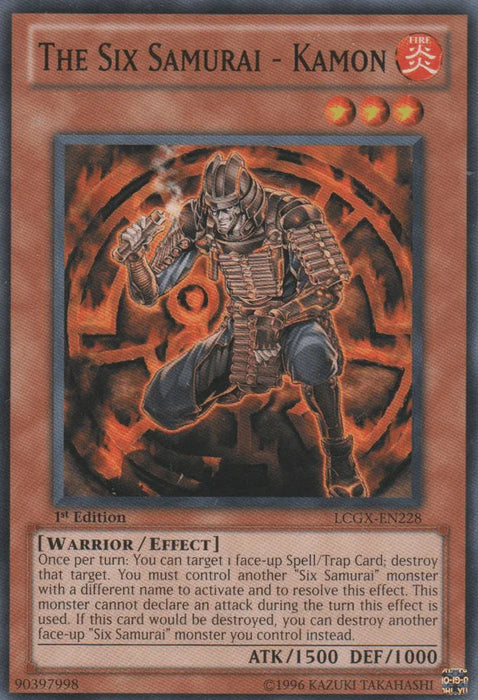 The Six Samurai - Kamon [LCGX-EN228] Common - for just $0.10! 