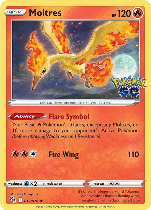 Moltres (012/078) [Pokémon GO] - Just $0.10! Shop now at Retro Gaming of Denver