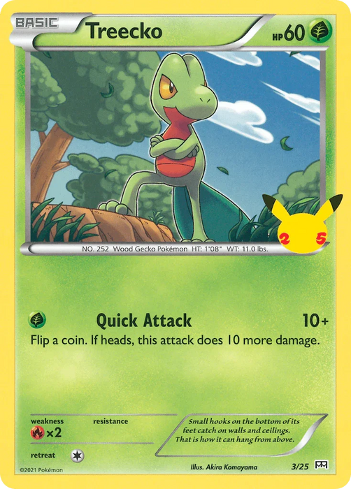 Treecko (3/25) [McDonald's 25th Anniversary] - for just $0.20! 