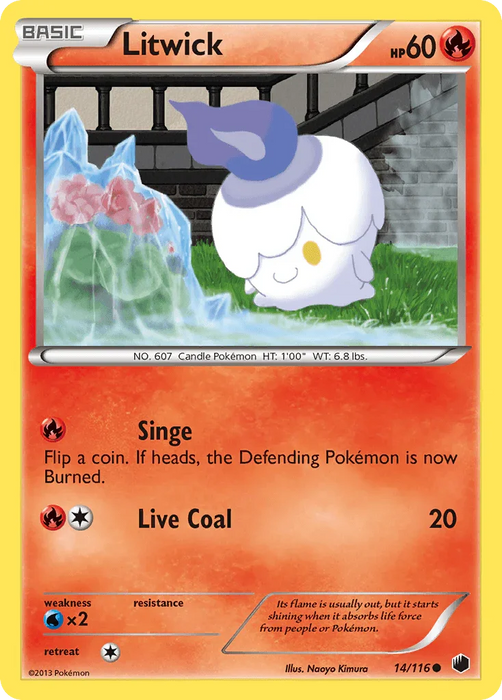 Litwick (14/116) [Black & White: Plasma Freeze] - for just $0.15! 