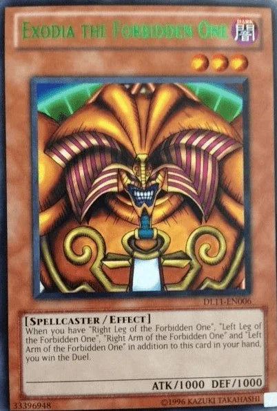 Exodia the Forbidden One (Green) [DL11-EN006] Rare - for just $9.60! 