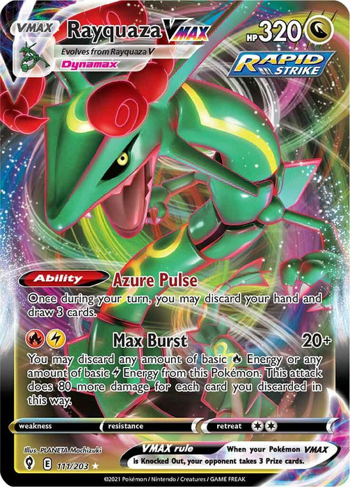 Rayquaza VMAX (111/203) [Sword & Shield: Evolving Skies] - for just $3.40! 