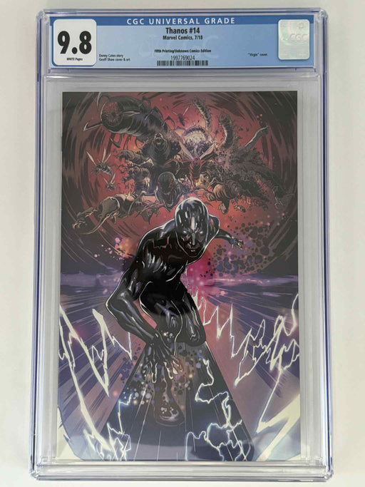 Thanos #15 CGC 9.8 Blue Label Geoff Shaw Exclusive Virgin Var - for just $150! 