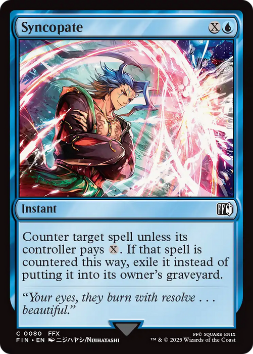 Syncopate (FIN-080) - FINAL FANTASY Foil - for just $0.11! 