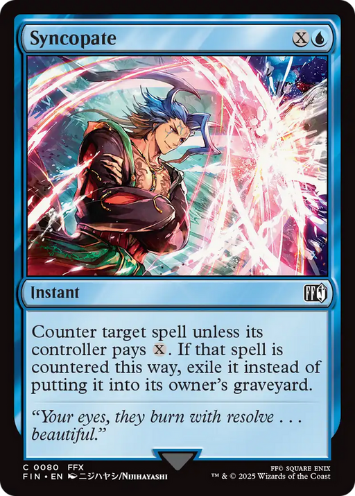 Syncopate (FIN-080) - FINAL FANTASY Foil - for just $0.11! 