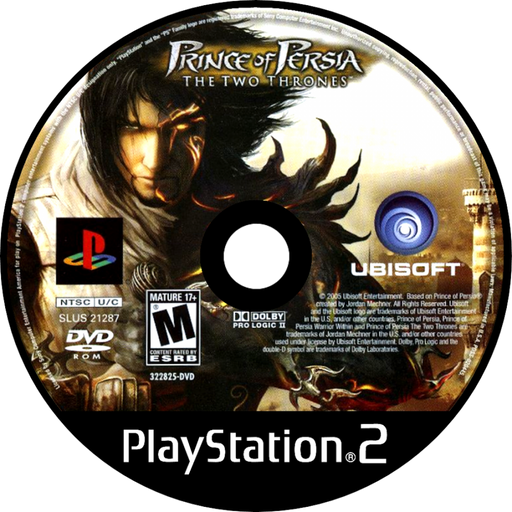 Prince of Persia: The Two Thrones – PlayStation 2 (PS2) - for just $0! 