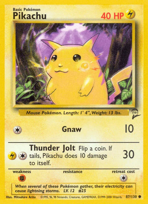 Pikachu (87/130) [Base Set 2] - for just $1.10! 