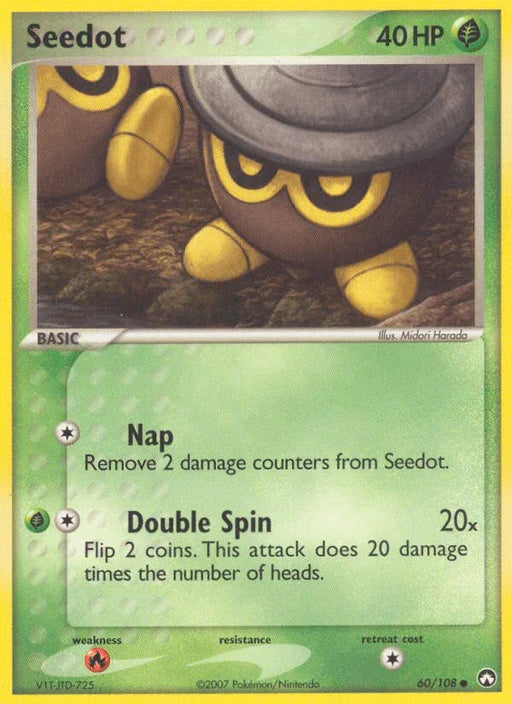 Seedot (60/108) [EX: Power Keepers] - for just $0.20! 