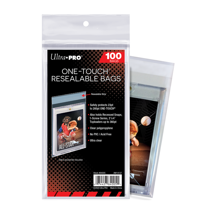 ONE-TOUCH® Resealable Bags, Fits up to 260PT (100ct) - for just $3.99! 