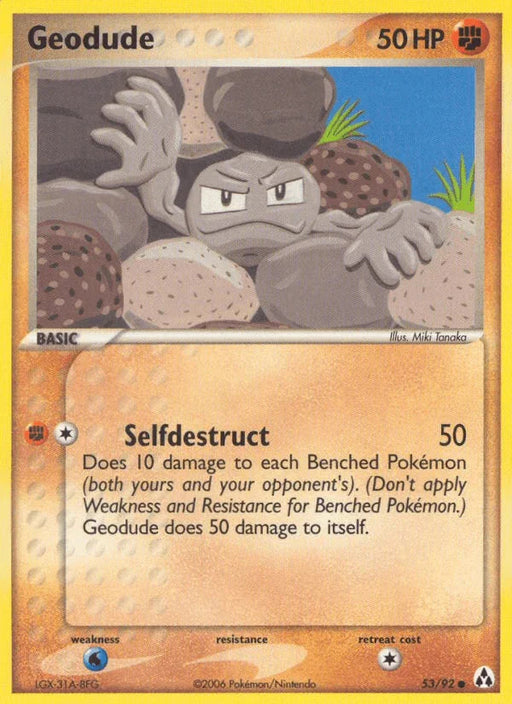 Geodude (53/92) [EX: Legend Maker] - for just $0.20! 