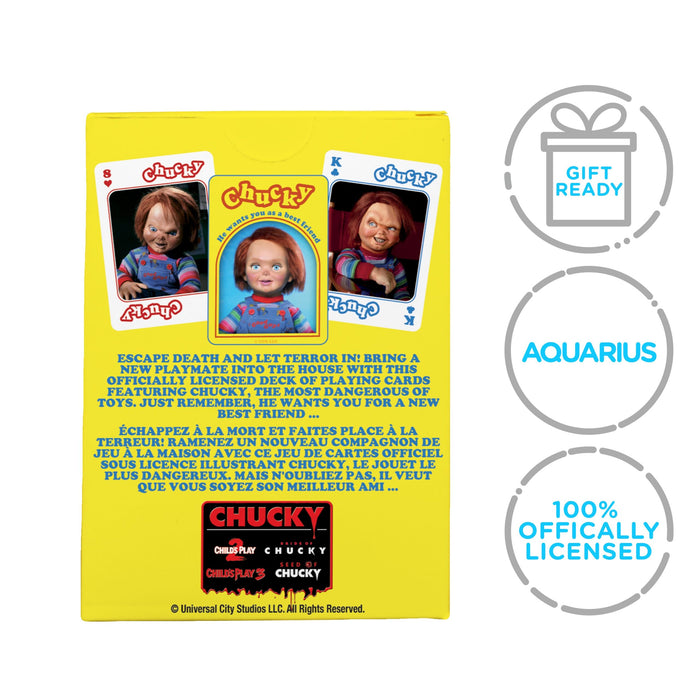 Aquarius Playing Cards: Chucky - for just $6.99! 