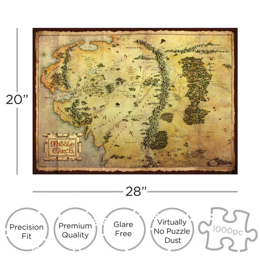 Aquarius Puzzles: The Hobbit Map - for just $19.99! 