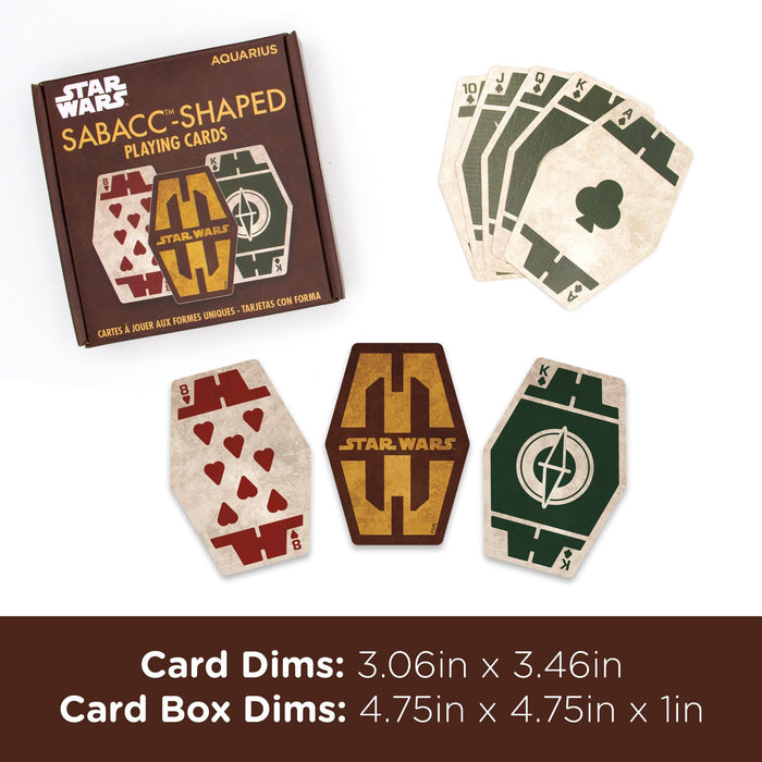 Aquarius Playing Cards: Star Wars - Sabacc Shaped Cards - for just $8.99! 