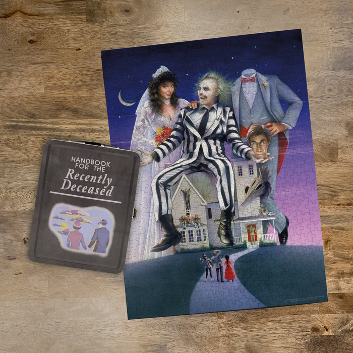 Aquarius Puzzles: Beetlejuice 500 Piece Jigsaw Puzzle & Fun Box Set - for just $24.99! 
