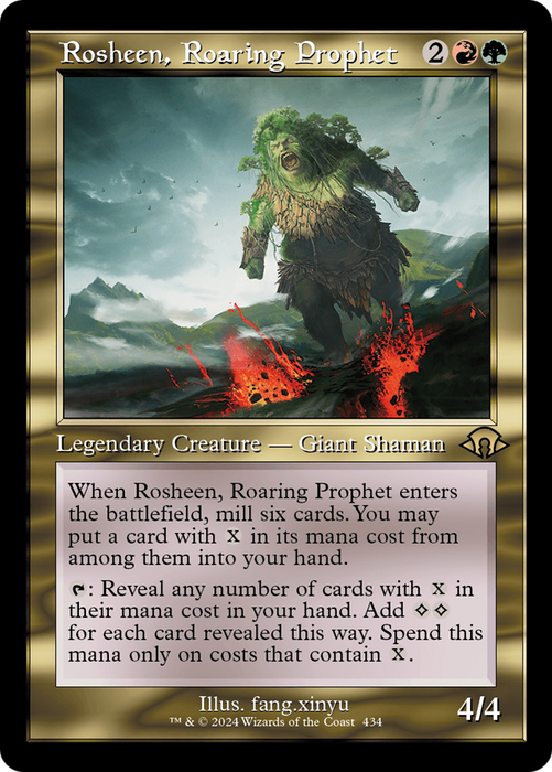 Rosheen, Roaring Prophet (Retro Frame) (MH3-434) - Modern Horizons 3 - for just $0.05! 