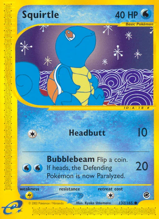 Squirtle (132/165) [Expedition: Base Set] - for just $16! 