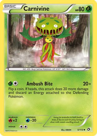 Carnivine 005/113 - Legendary Treasures - for just $0.18! 