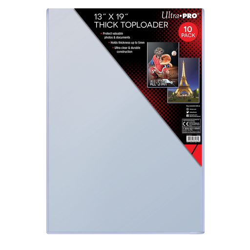 13" x 19" Thick TOPLOADER® Sleeves (10ct) - for just $53.99! 
