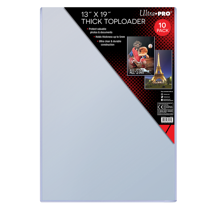 13" x 19" Thick TOPLOADER® Sleeves (10ct) - for just $53.99! 