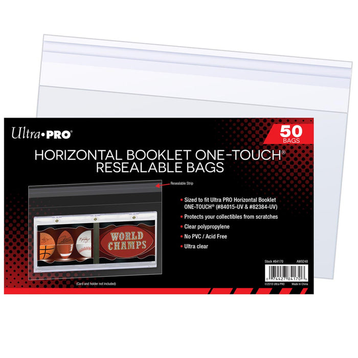 Horizontal Booklet ONE-TOUCH Resealable Bags (50ct) - Just $3.99! Shop now at Retro Gaming of Denver