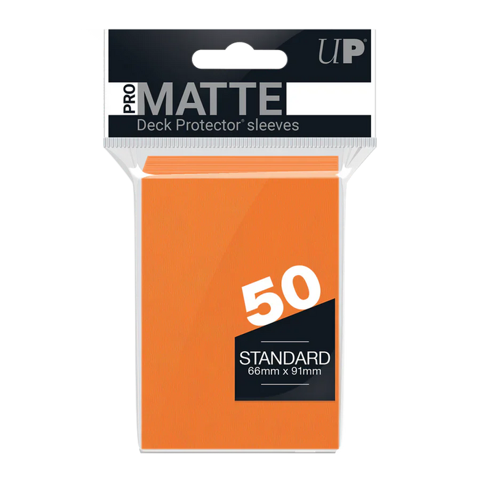 Deck Protector Sleeves: PRO Matte Standard - Orange (100ct) - for just $4.99! 