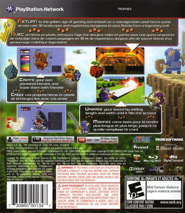 3D Dot Game Heroes – PlayStation 3 (PS3) - for just $41.99! 