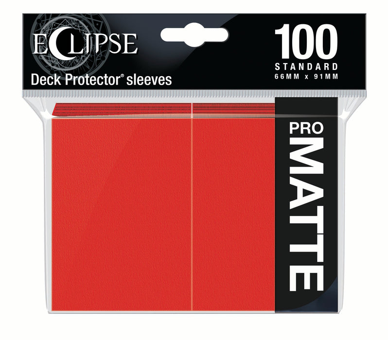 Ultra PRO: Standard 100ct Sleeves - Eclipse Matte (Apple Red) - Just $0! Shop now at Retro Gaming of Denver