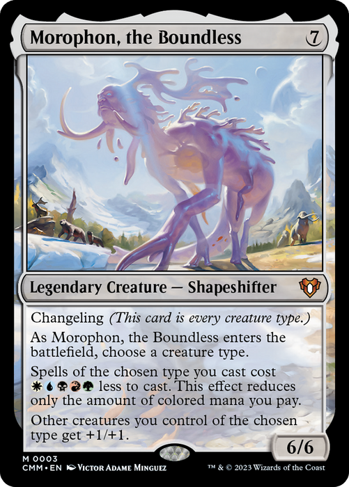 Morophon, the Boundless (CMM-003) - Commander Masters - for just $2.29! 