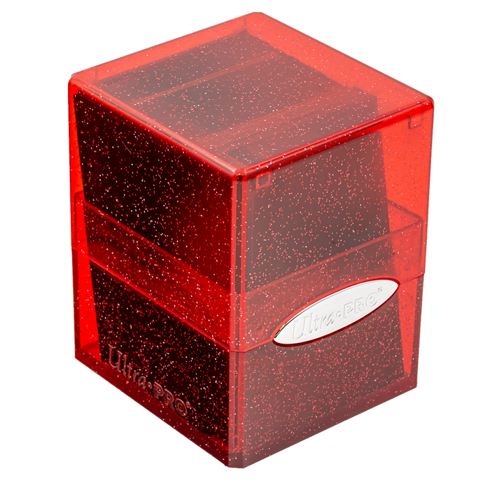 Ultra PRO: Satin Cube - Glitter Red - for just $0! 