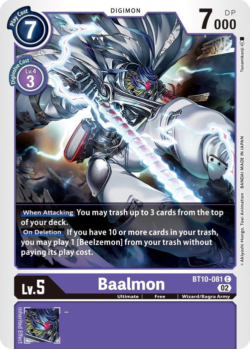 Baalmon [BT10-081] [Xros Encounter] - Just $0.09! Shop now at Retro Gaming of Denver