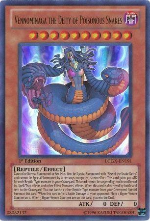 Vennominaga the Deity of Poisonous Snakes [LCGX-EN191] Ultra Rare - for just $0.30! 