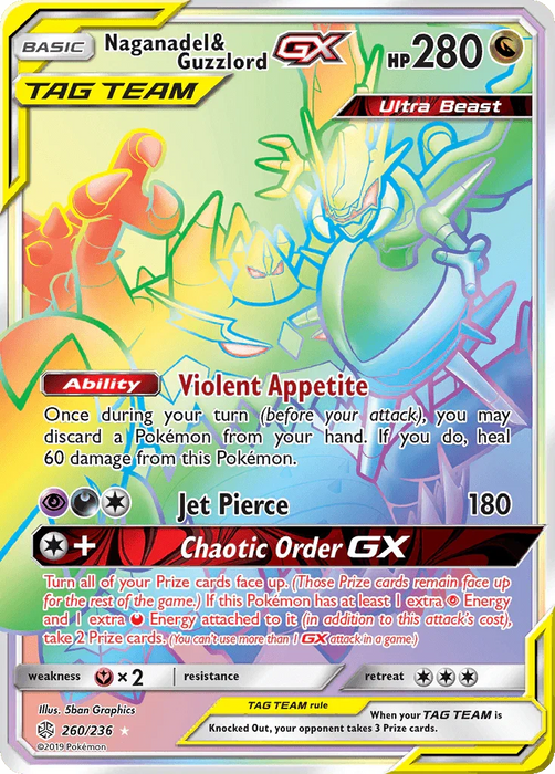 Naganadel & Guzzlord GX (260/236) [Sun & Moon: Cosmic Eclipse] - for just $11.30! 