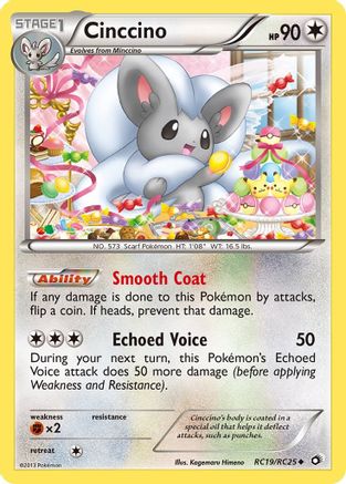 Cinccino RC19/RC25 - Legendary Treasures Radiant Collection Holofoil - for just $2.31! 