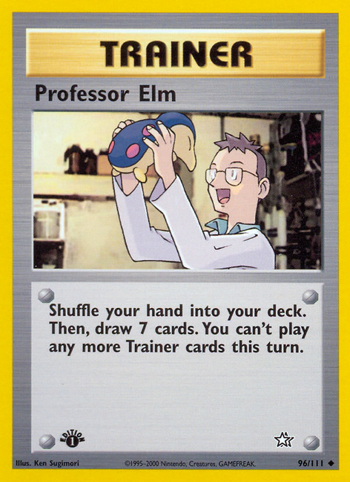 Professor Elm (96/111) [Neo Genesis 1st Edition] - Just $0.90! Shop now at Retro Gaming of Denver