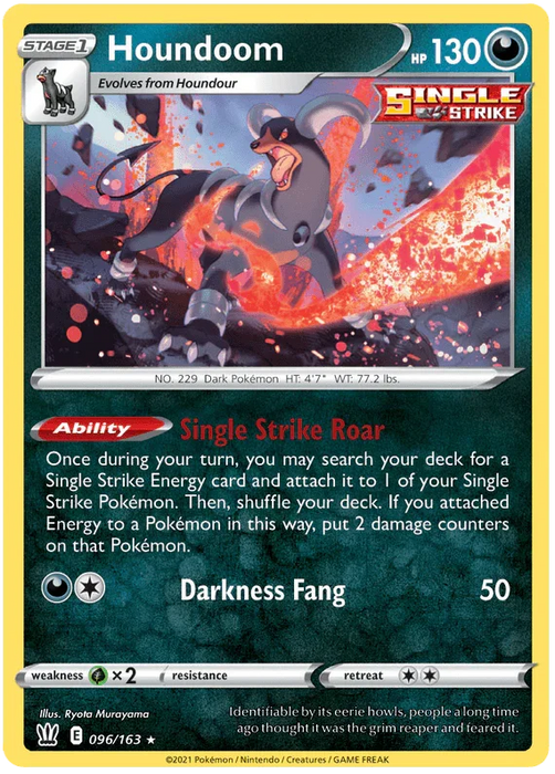 Houndoom (096/163) [Sword & Shield: Battle Styles] - for just $0.20! 